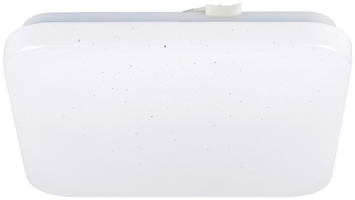 Stropna Led-svetilka Ui - bela, Moderno, kovina/umetna masa (22/22/5cm) - Modern Living