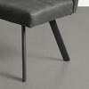 HÖRNBÄNK COOPER - grå/svart, Modern, metall/textil (150/85/190cm) - Mömax