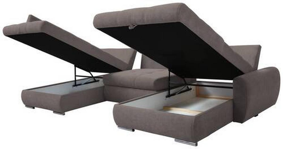 Coltar CANION - gri-maro, Design, textil (173/322/174cm) - Modern Living