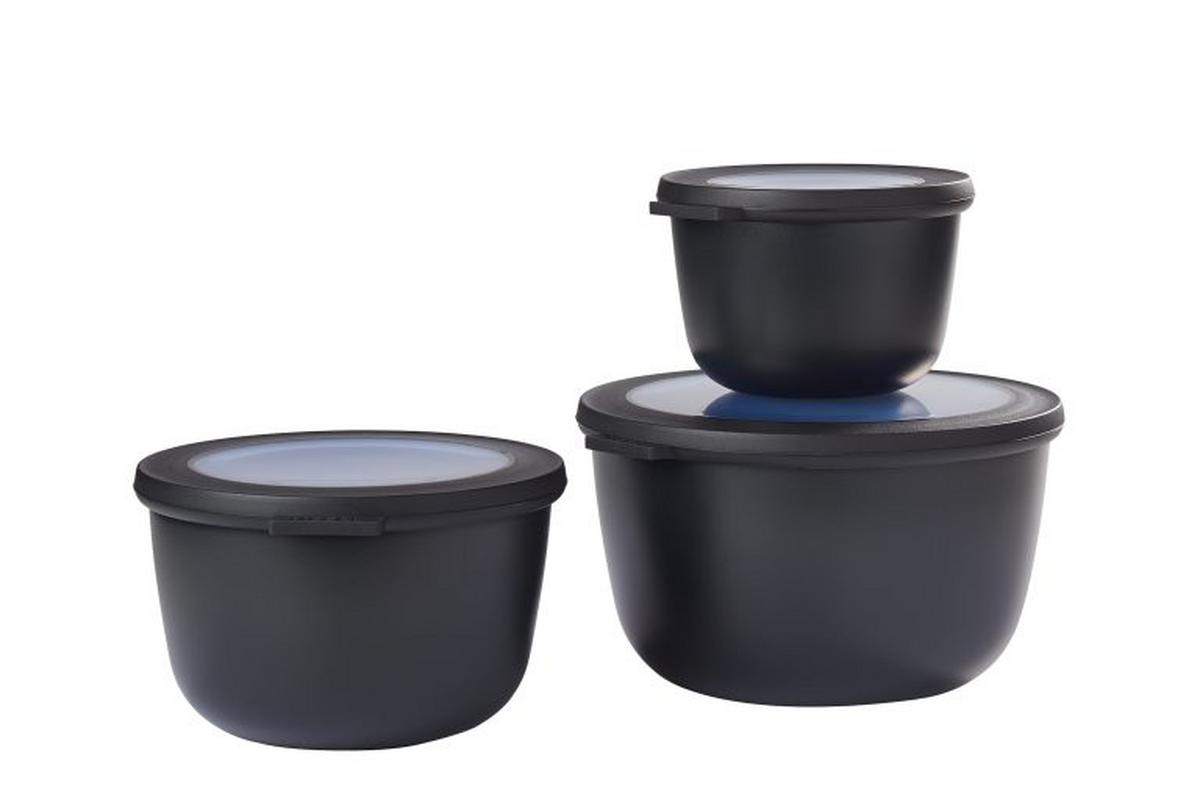 ZESTAW POJEMNIKÓW KUCHENNYCH 10 62310 41100 - czarny, Konventionell, tworzywo sztuczne - Mepal