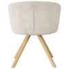 STOL FRIDA - beige/ekfärgad, Modern, metall/trä (57/76/57cm) - Mömax