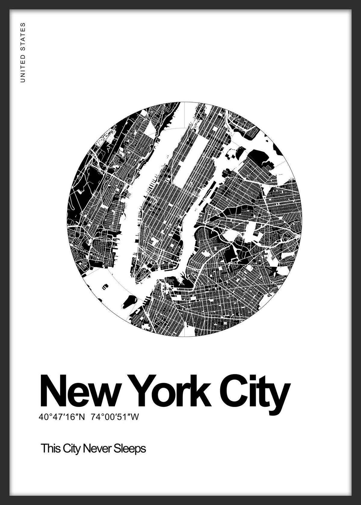 Kép Elena - fekete/fehér, Modern, faalapú anyag/papír (50/70cm) - Modern Living