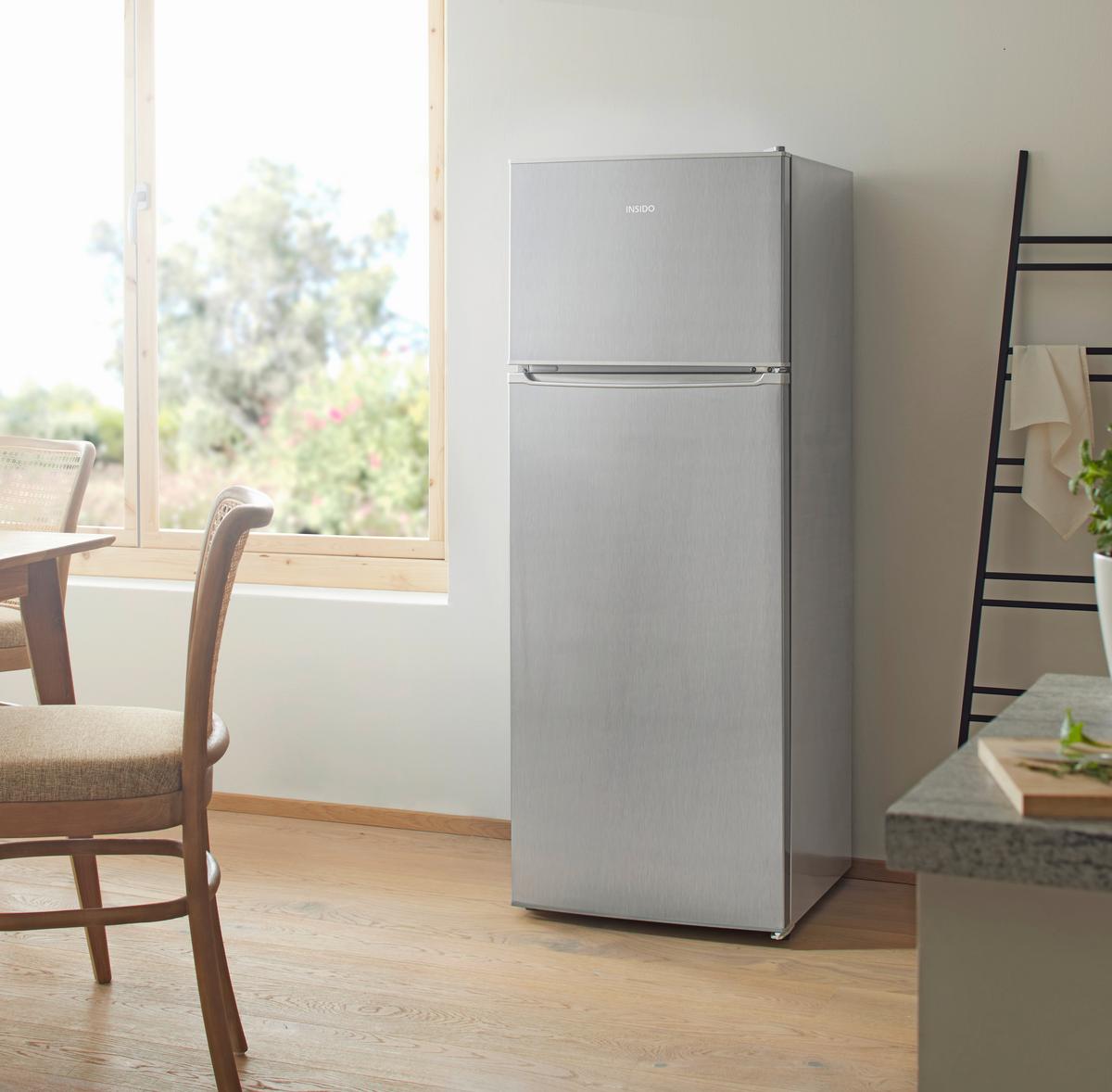 Kühlschrank MID L4-10 - Silberfarben (54/144/57cm) - Insido