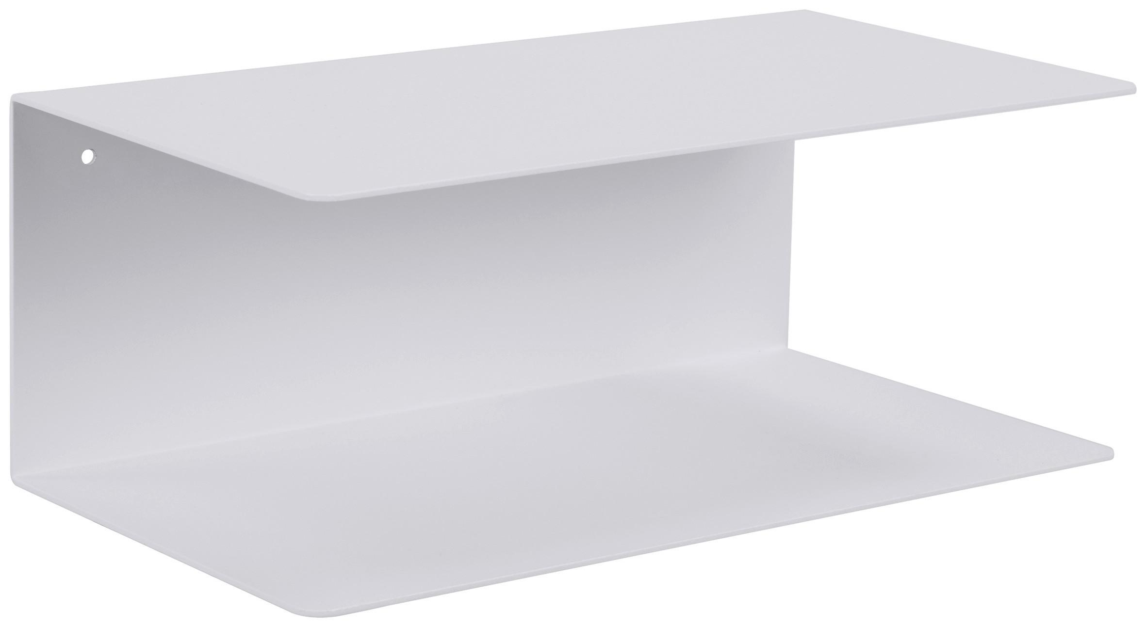 STOLIK NOCNY JOLIET - biały, metal (35/14/20cm)