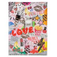 Leinwandbild Ooh Lala Multicolor - Multicolor, Basics, Textil (80/110/5cm)