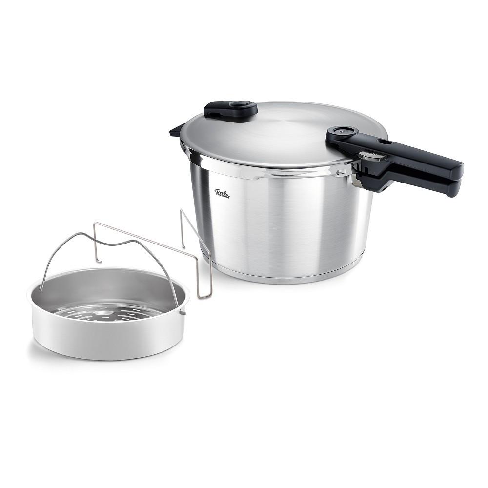 SZYBKOWAR 602-810-08-070/0 FISSLER - kolor srebrny/kolor stalowy, Basics, metal (6l) - Fissler
