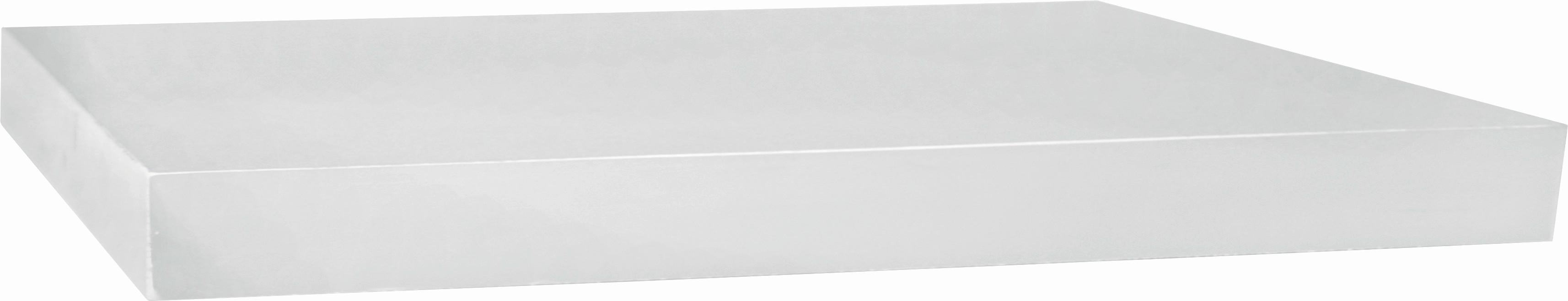 Poliță de perete Simple - alb, Modern, material pe bază de lemn (80/3,8/23,5cm) - Modern Living