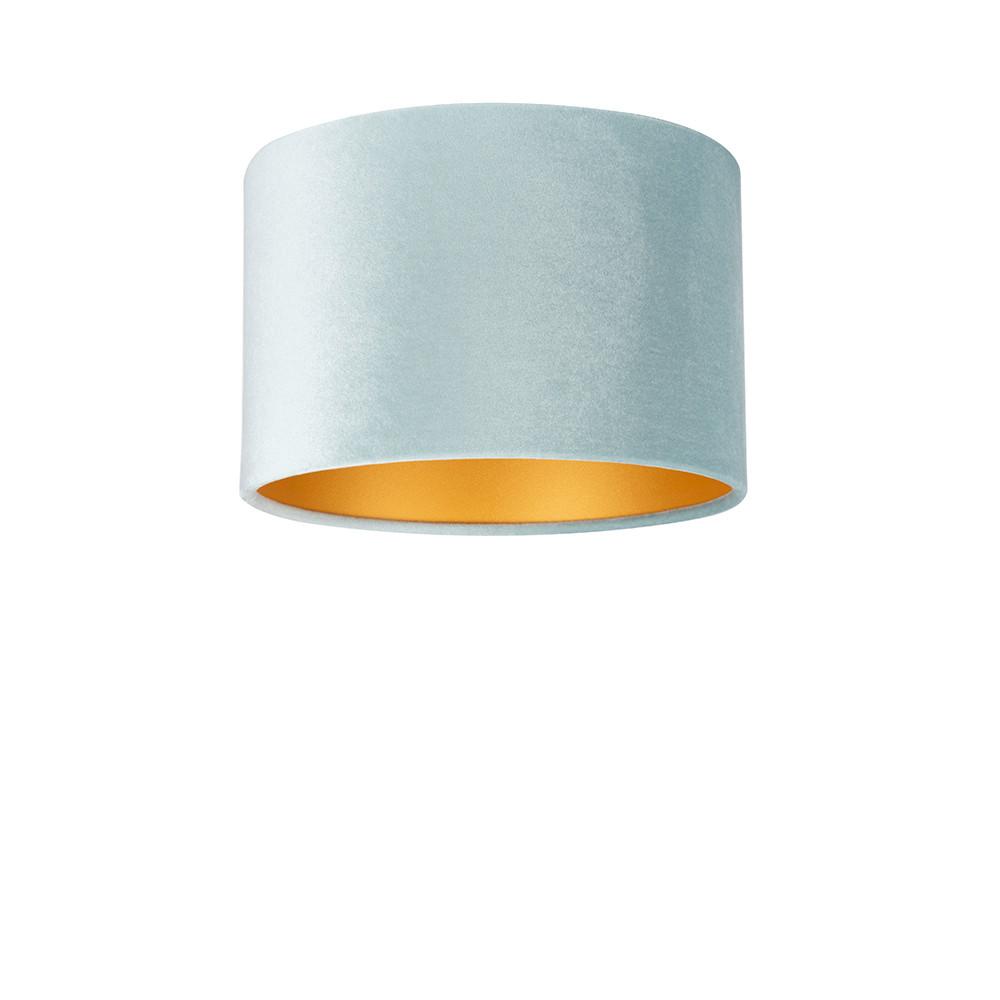 ABAŻUR CL3030H24-VELOUR - jasnoniebieski, Basics, metal/tkanina (30/24cm)