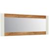 VÄGGSPEGEL LEONARDO - vit/ekfärgad, Modern, trämaterial/glas (60/160/2cm) - Mömax