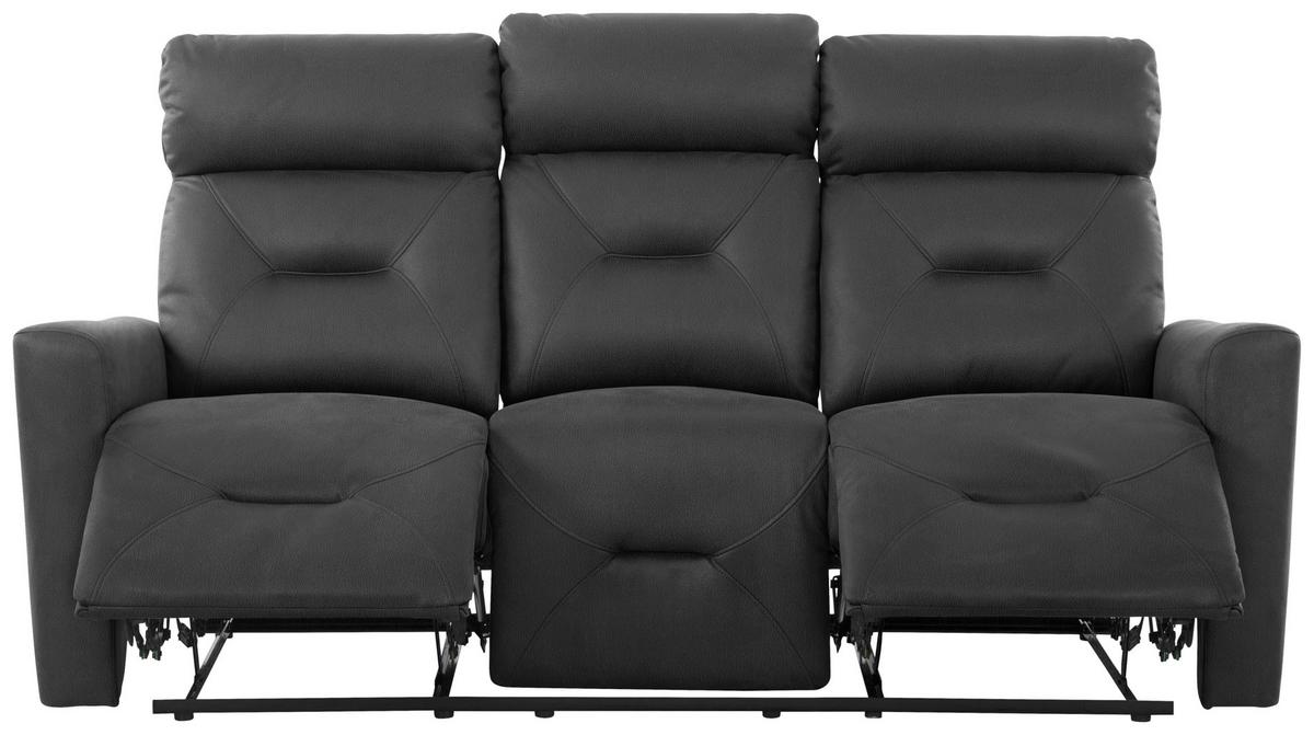 Zofa Aureli, Črna - črna, Basics, kovina/tekstil (186,5/102,5/92,5cm) - Livetastic