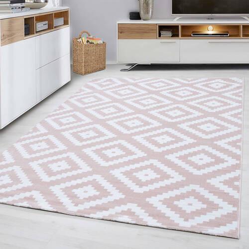 Webteppich Plus Pink ca. 140x200cm - Pink, Basics, Textil (140/200cm) - Novel
