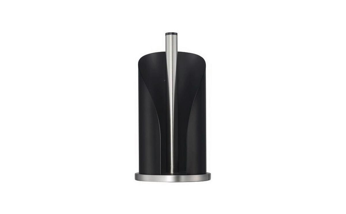UCHWYT NA RĘCZNIK PAPIEROWY 8012231 - kolor stalowy/czarny, Konventionell, metal (15,5/30cm) - Wesco