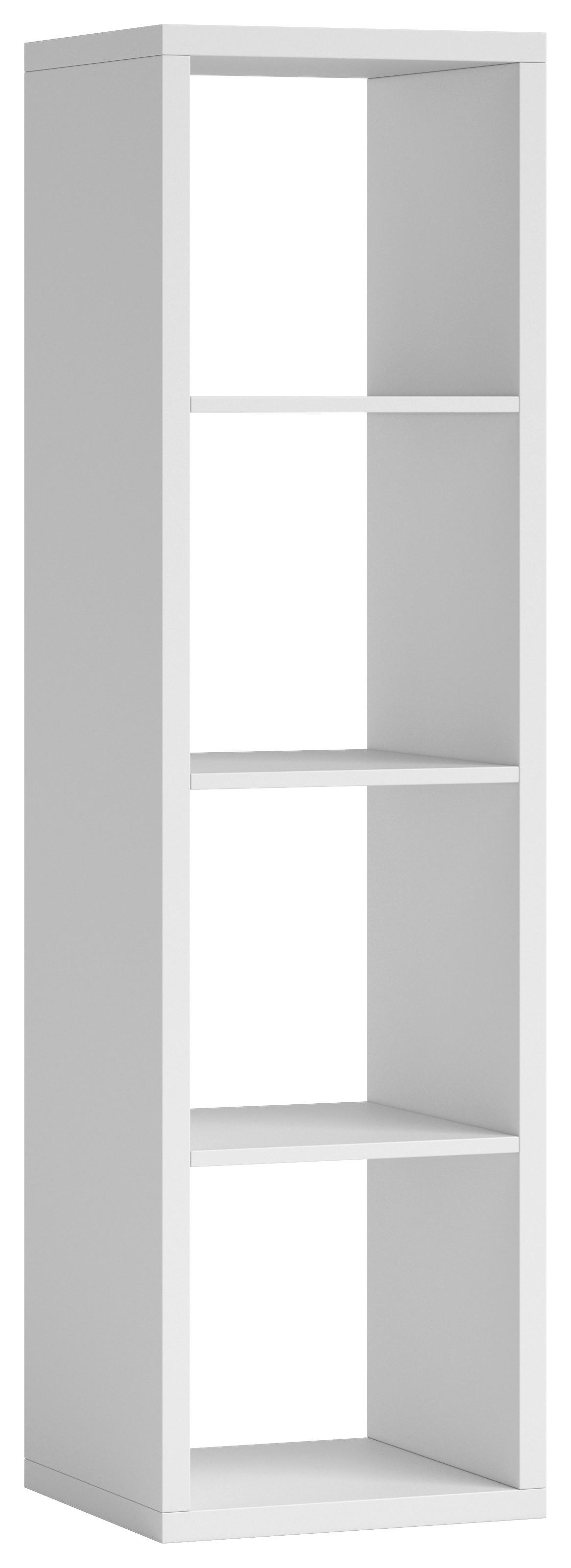 REGAŁ DZIAŁOWY STYLE - biały, Design, materiał drewnopochodny (41/147/38cm) - Carryhome