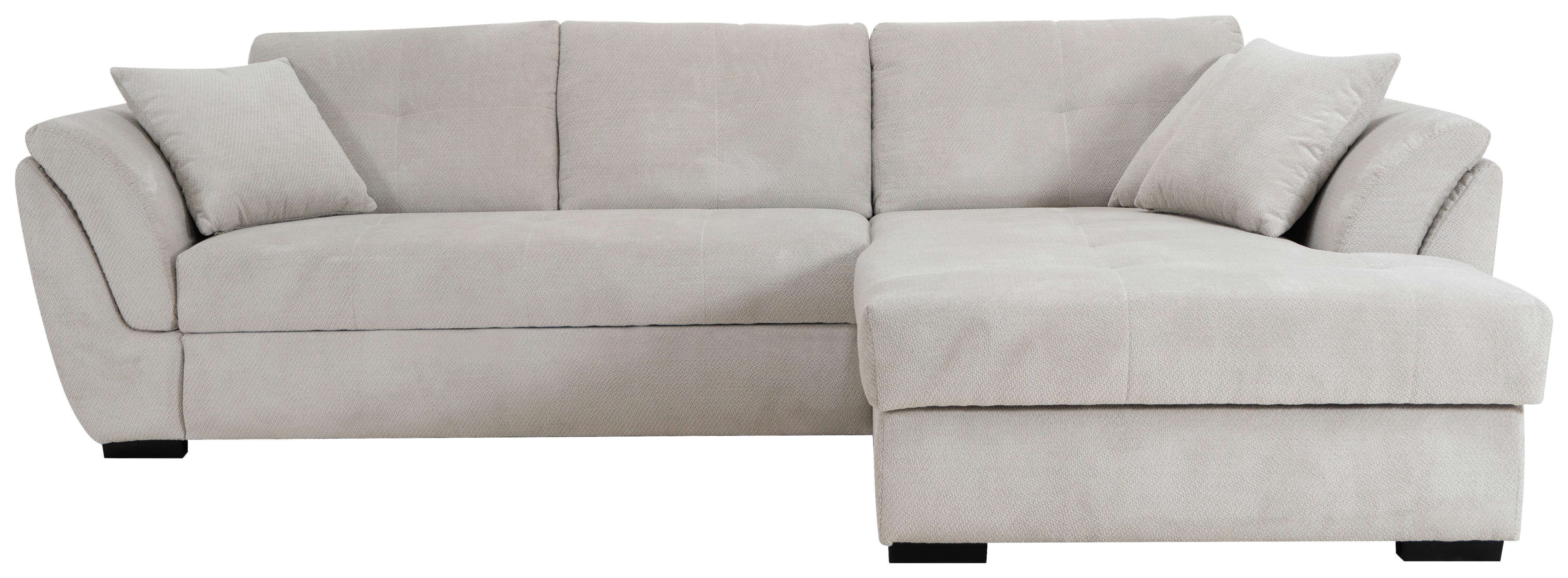 Kutna Garnitura Berisso - crna/sivo-bež, Konvencionalno, tekstil (278/187cm) - Ondega