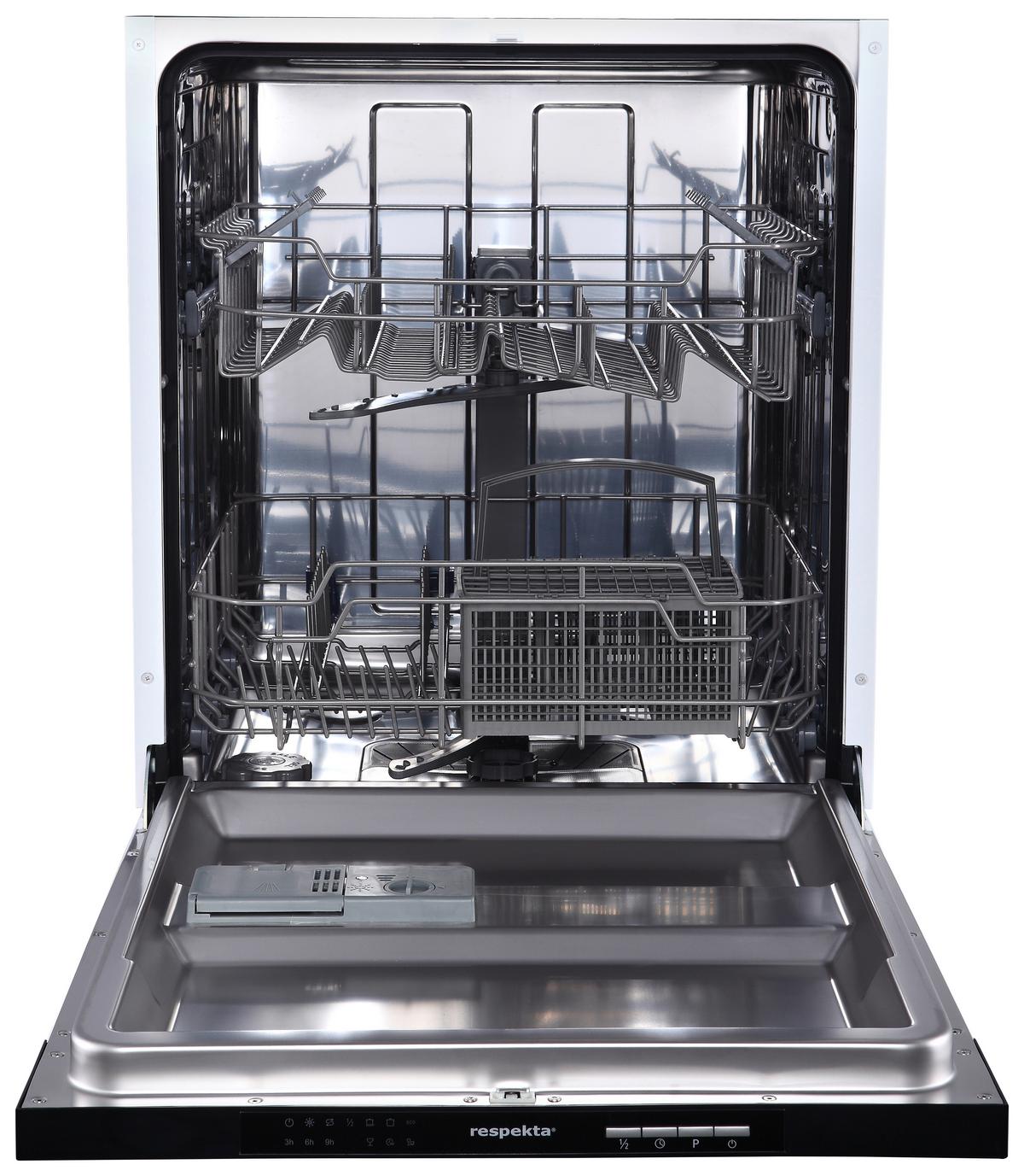 Küchenblock Lorena mit Geräten ca. 345 cm Schwarz Hochglanz - Schwarz Hochglanz/Eichefarben, Basics, Holzwerkstoff (345cm) - Respekta