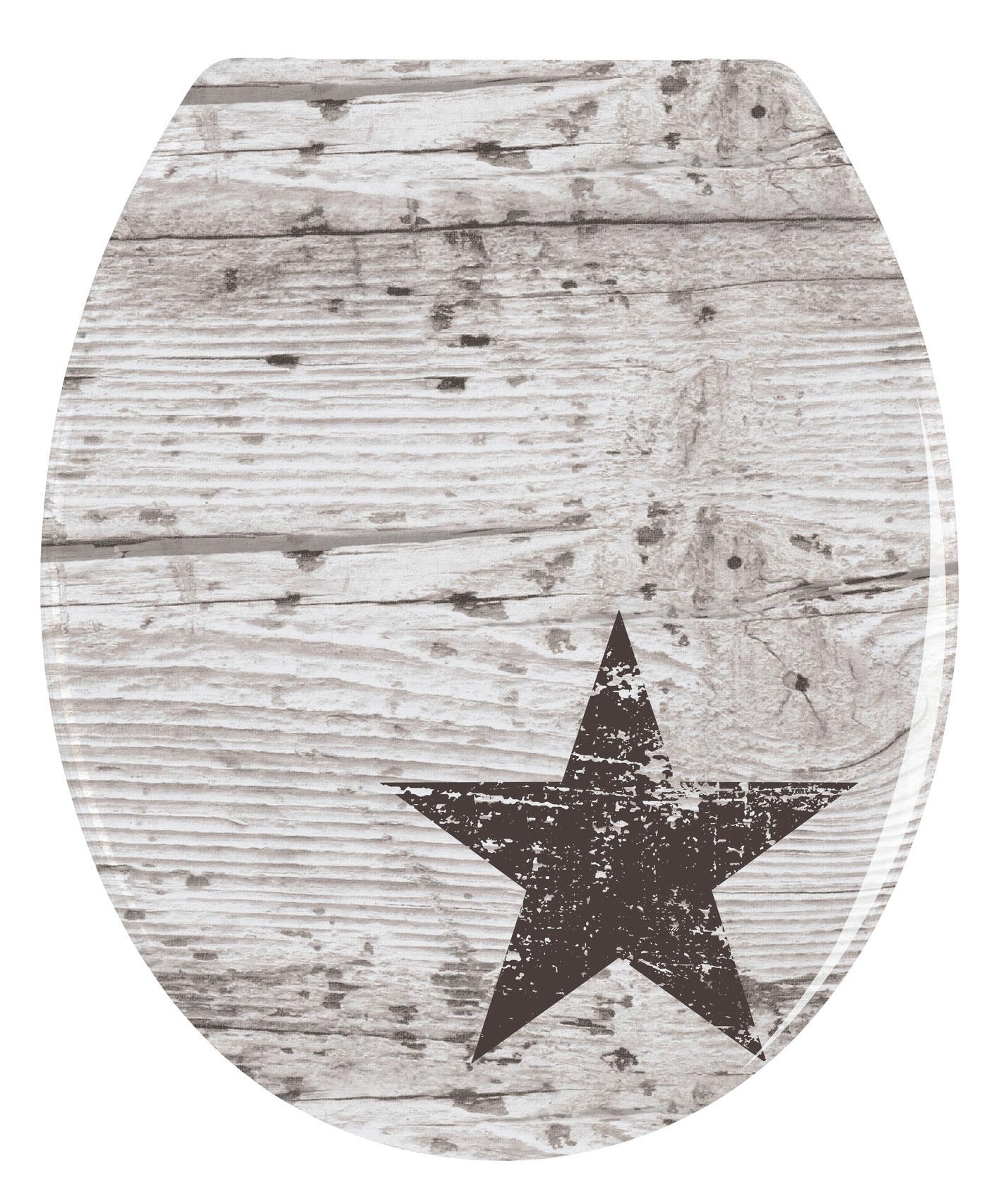 Toaletna Daska Star - višebojno, Moderno, plastika (38/42/4,5cm) - Wenko
