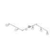 Strahler Mia, max. 6x33 Watt - Chromfarben, MODERN, Glas/Metall (145/19cm) - Mömax modern living Strahler Mia, max. 6x33 Watt - Chromfarben, MODERN, Glas/Metall (145/19cm) - Mömax modern living