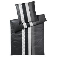POŚCIEL JOOP! CORNFLOWER STRIPES - czarny/biały, Basics, tkanina (155/220cm) - Joop!
