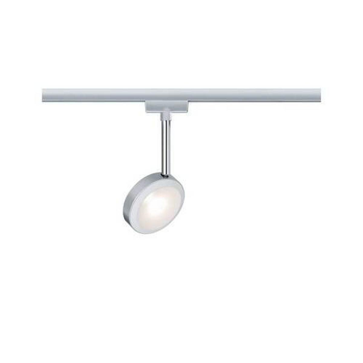 Schienensystem-Strahler Spot Discus max. 5,3 Watt - Chromfarben, Basics, Kunststoff/Metall (2,9/21,5cm) - Paulmann