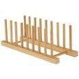 Tellerständer Alexa in Naturfarben - Naturfarben, Holz (34/12,5/12cm)