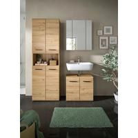 BADEZIMMER ICE - Schwarz/Eiche Artisan, Basics, Holzwerkstoff/Kunststoff (120cm) - MID.YOU