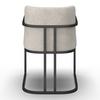 ARMLEHNSTUHL AMARA - Hellgrau/Schwarz, MODERN, Holz/Textil (55/81,5/60cm) - Bessagi Home