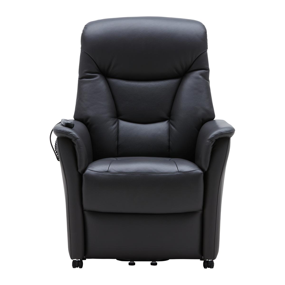 Relaxsessel Comfort in Anthrazit - Anthrazit, MODERN, Leder (80/110/86cm) - Premium Living