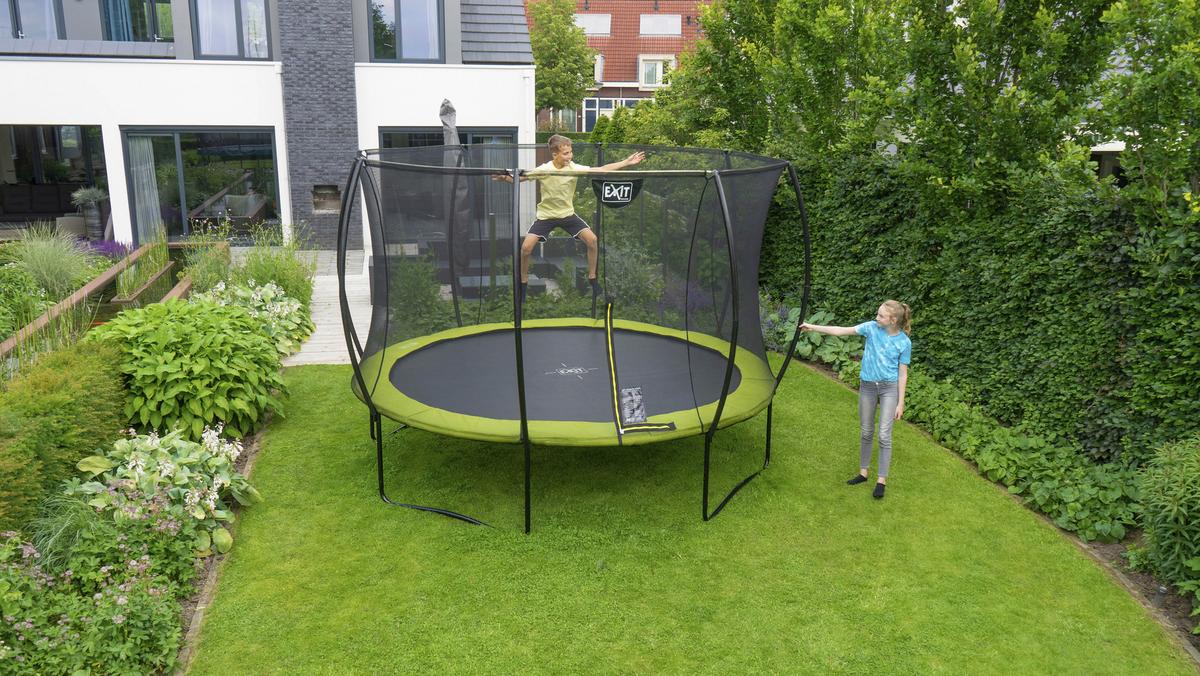 Trampolin Exit Silhouette, Ø 305cm - zelena, Konvencionalno (305/256cm) - EXIT Toys