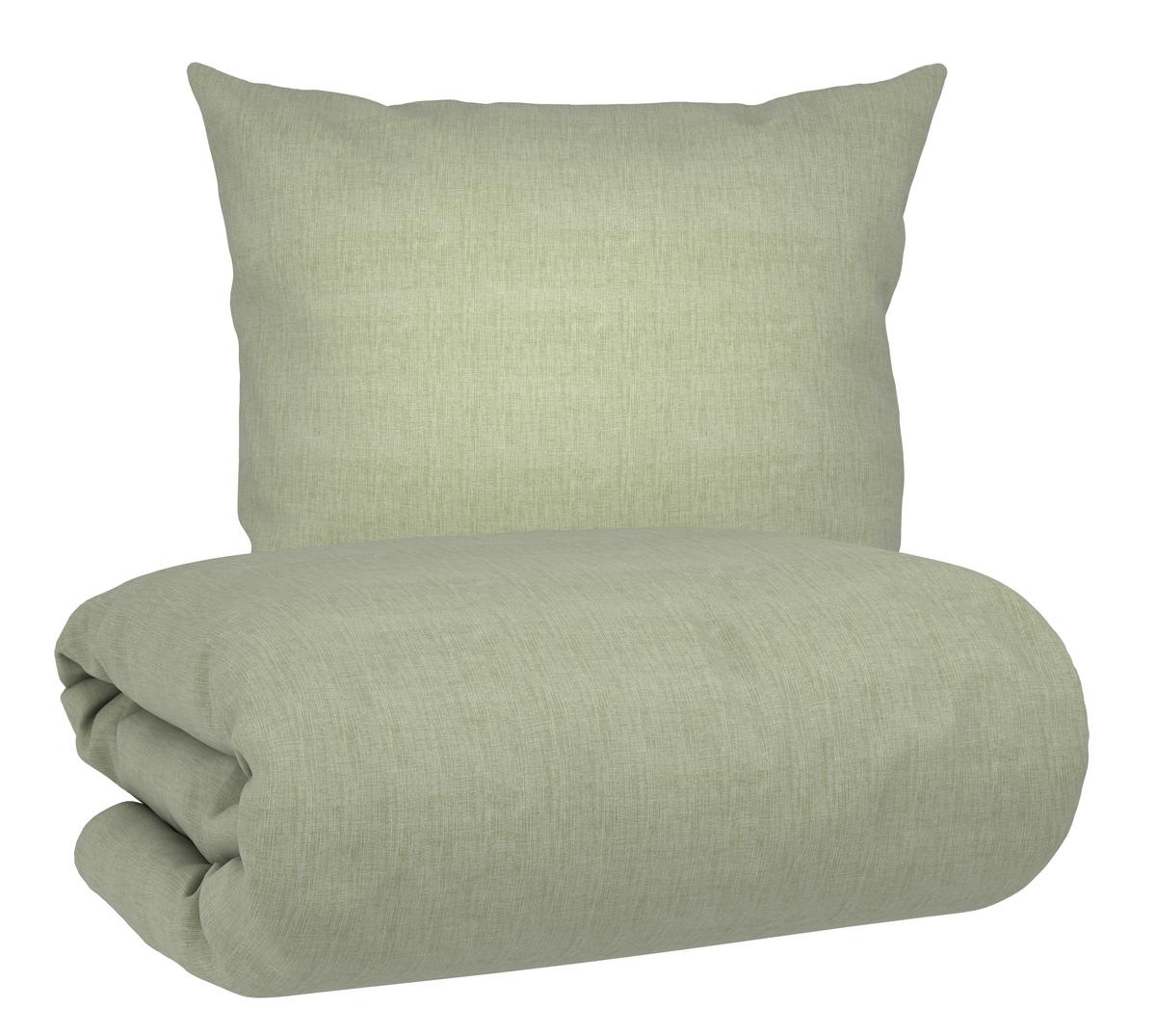 Bettwäsche TY XL Salbeigrün ca. 155x220cm - Salbeigrün, Textil (155/220cm) - Mömax