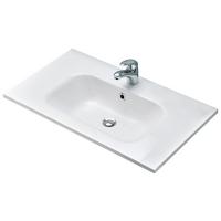 Mosdókagyló Luga - fehér, Modern, kő (81/2/46cm)