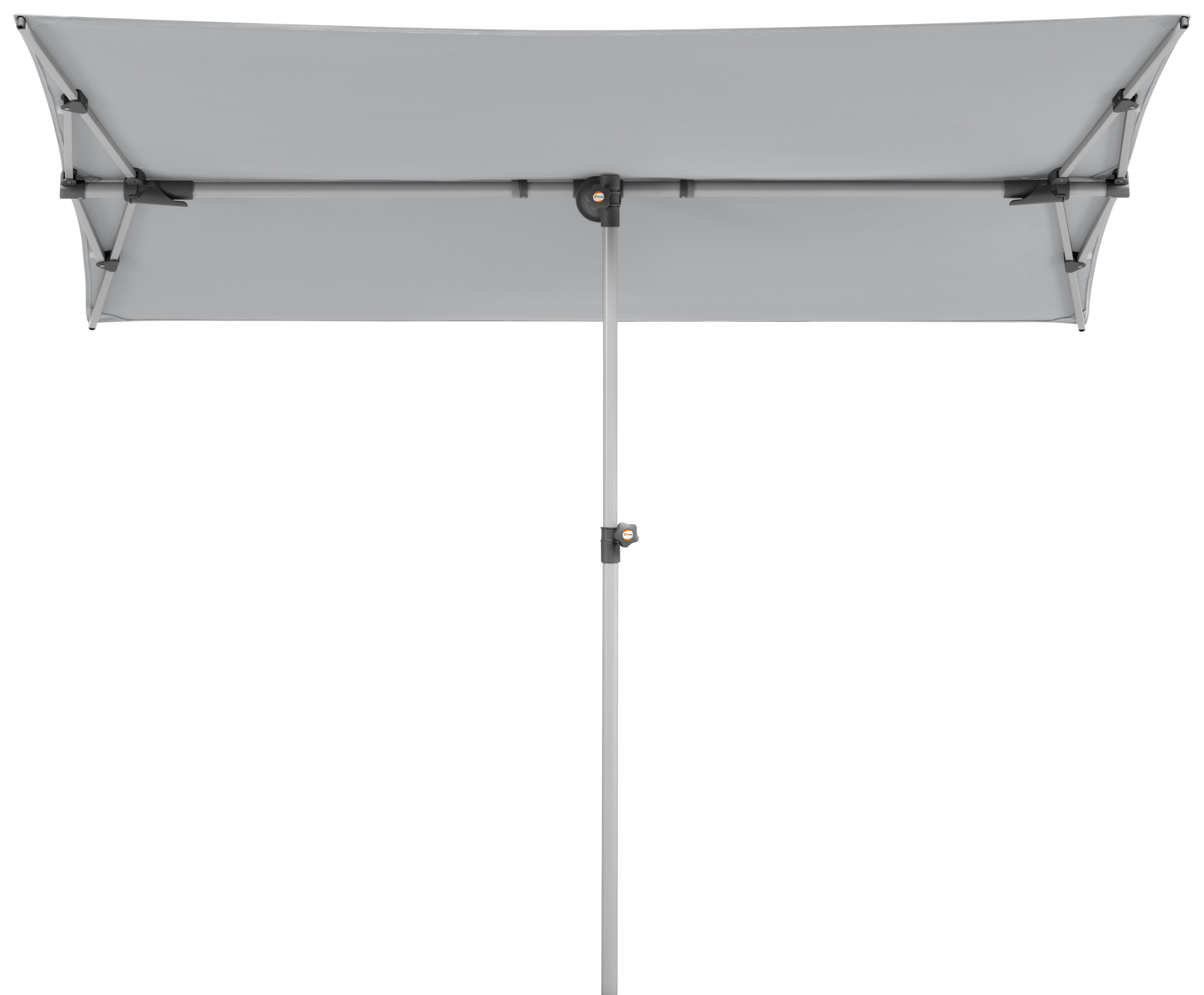 Ampelschirm Novara ca.190x188x140 cm Hellgrau - Anthrazit/Hellgrau, Basics, Textil/Metall (190/188/140cm) - Schneider