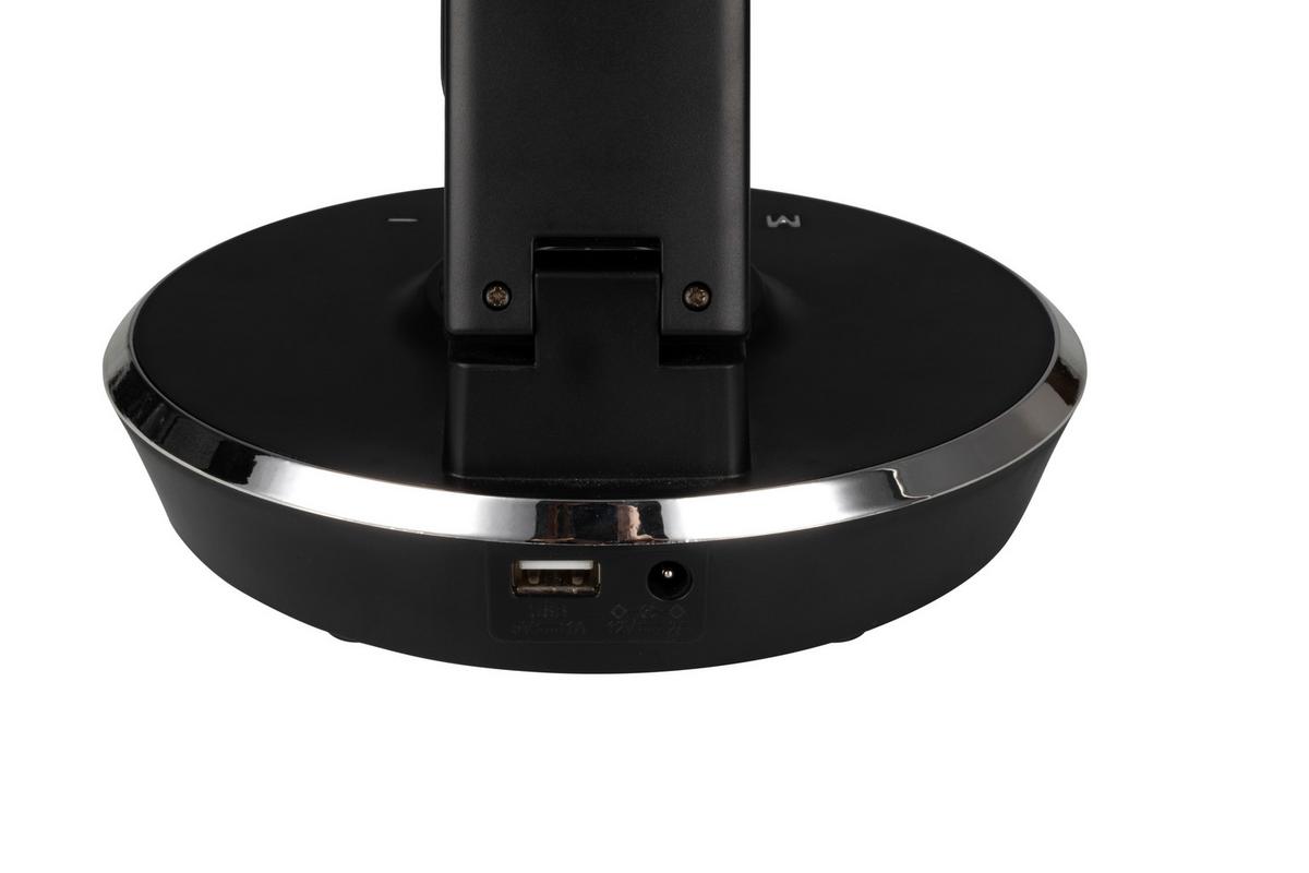 LAMPA BIURKOWA NEW CHARGE - czarny, Konventionell, tworzywo sztuczne (28/16/48,8cm) - Novel