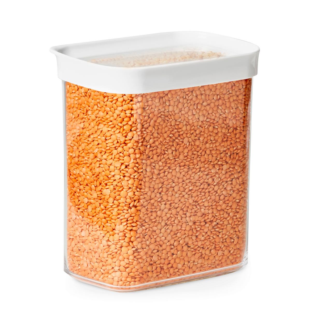POJEMNIK DO ŻYWNOŚCI N1142000 - biały, Basics, tworzywo sztuczne (16,0/9,9/17,5cm) - Emsa