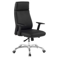 Vrtljivi Stol Porto - črna/barve aluminija, Moderno, kovina/umetna masa (67,5/117,5/67,5cm) - MID.YOU