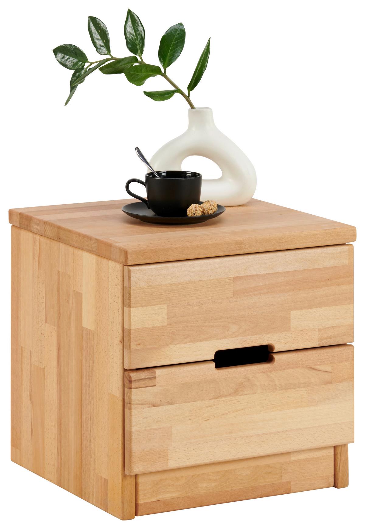 SZAFKA NOCNA ELSA - Natur, drewno (40/40/40cm) - MID.YOU