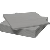 Serviette Kathleen in Grau - Grau, KONVENTIONELL, Papier (33/33cm) - Mömax