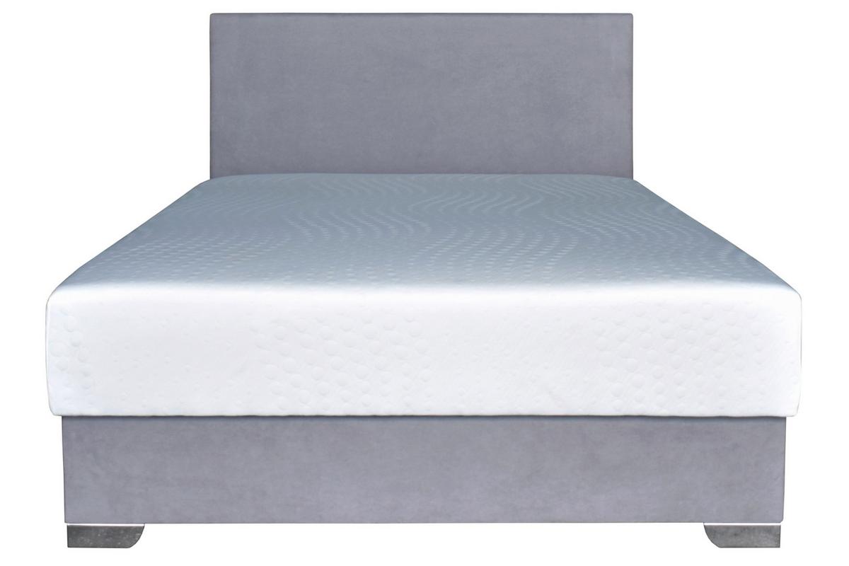 Tapecirani Krevet Morato - bijela/siva, Moderno, drvni materijal/tekstil (140/200cm) - Best Price