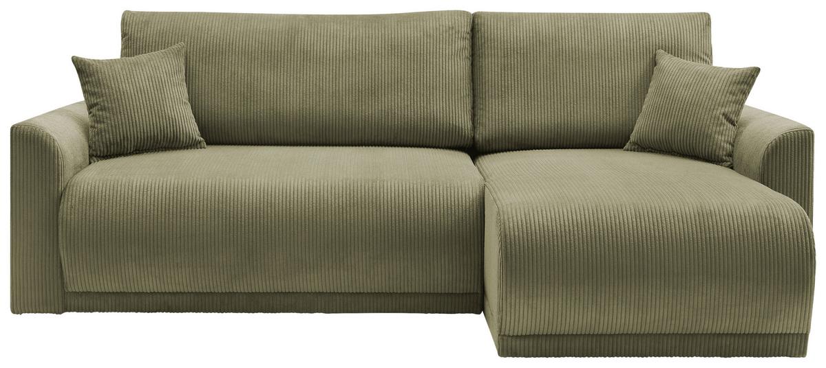 Kutna Garnitura Kim - maslinasto zelena, Moderno, drvo (233/146cm) - Modern Living