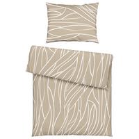 Ágyneműhuzat-garnitúra Juliane - világosbarna, Konventionell, textil (140/200cm) - Mömax