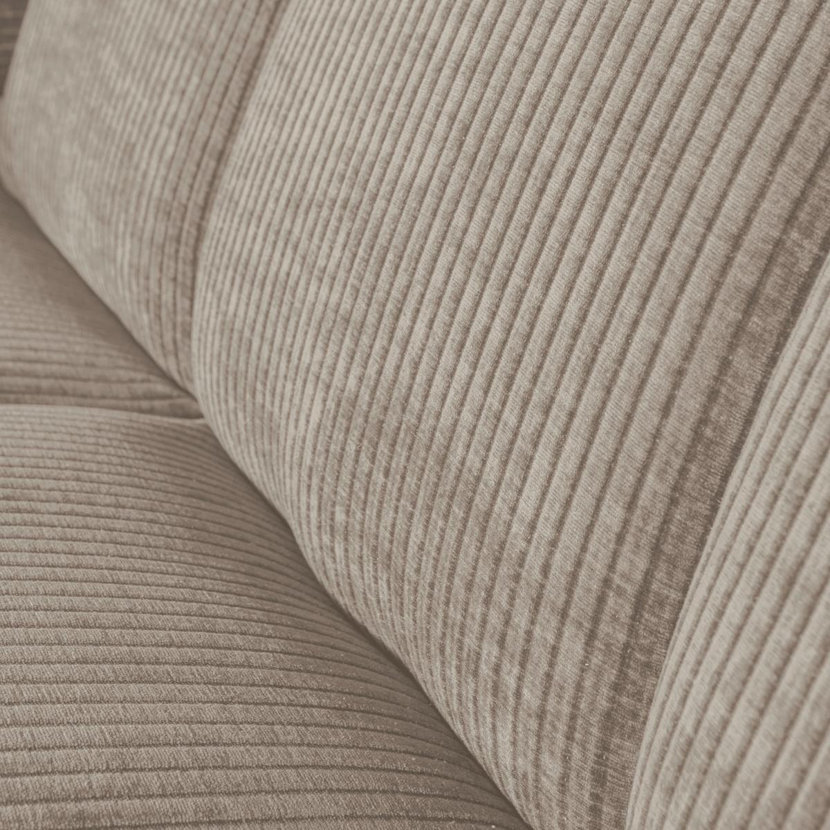 Sitzbank Mojo Sandfarben B: 164cm - Sandfarben/Schwarz, MODERN, Kunststoff/Textil (164/83/73cm) - Livetastic