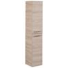 Hochschrank "B.Clever" , esche - Eschefarben/Alufarben, MODERN, Glas/Holzwerkstoff (30/159/32cm) - MID.YOU