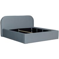 Oblazinjena Postelja Bilbao Classic - siva/črna, Design, tekstil (180/200cm) - Mömax