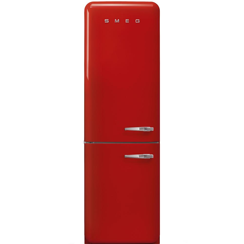 Kühl-Gefrier-Kombination FAB32LRD5 Links - Rot, Design (60,1/196,8/78,8cm) - SMEG