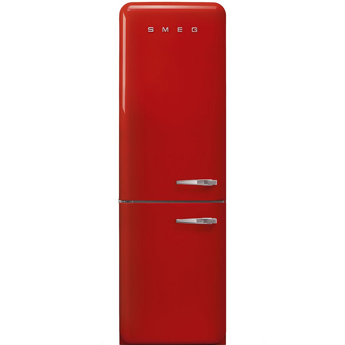 Kühl-Gefrier-Kombination FAB32LRD5 Links - Rot, Design (60,1/196,8/78,8cm) - SMEG