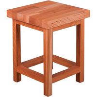 Universalhocker Echtholz Eichefarben H: 40 cm - Eichefarben, Basics, Holz (30/40/30cm) - Gardenson