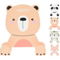 Akasztó Kids Collection - többszínű, fa (14/4,5/17cm)