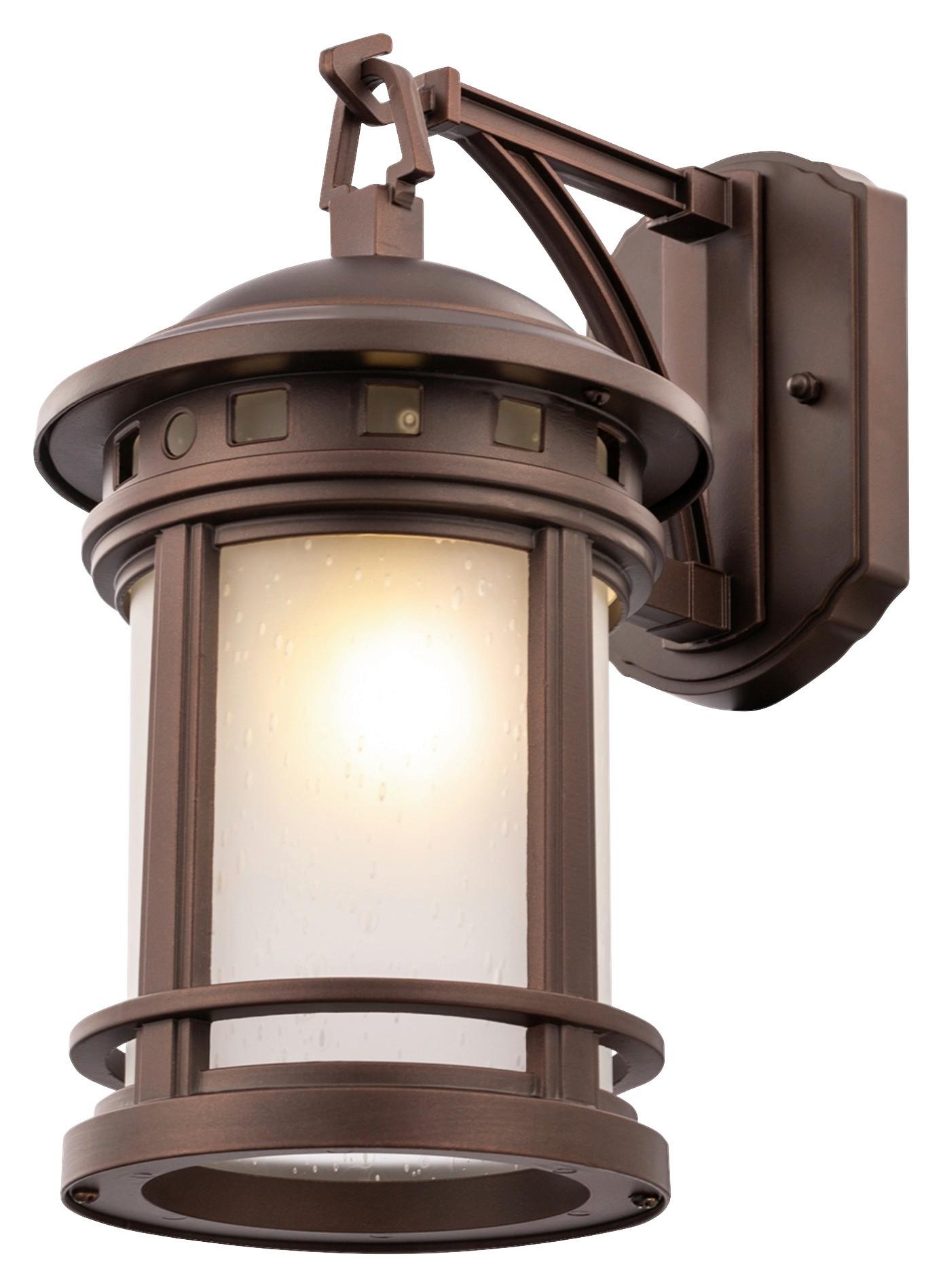 Wandleuchte Salamanca Braun max. 60 Watt - Braun, Basics, Glas/Metall (17,7/31,5/24,4cm) - MAYTONI