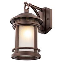 WANDLEUCHTE SALAMANCA - Braun, Basics, Glas/Metall (17,7/31,5/24,4cm) - MAYTONI