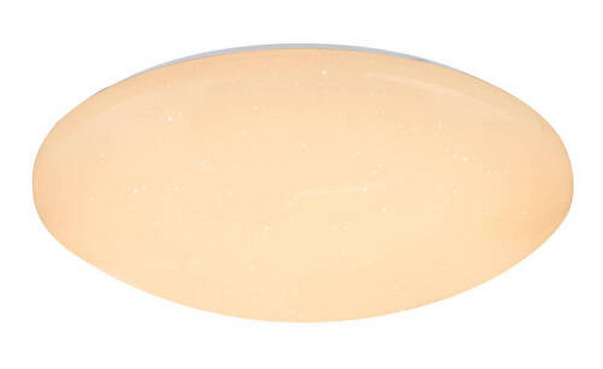 Stropna Led-svetilka Atreju I, S Sijalko - bela/opal, Basics, kovina/umetna masa (50/12cm) - Globo