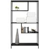 HYLLA GABE - svart, Modern, metall/trämaterial (100/178/33cm) - Mömax
